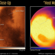 The Webb Space Telescope caught Mars in two different wavelengths using the Near-Infrared Camera.